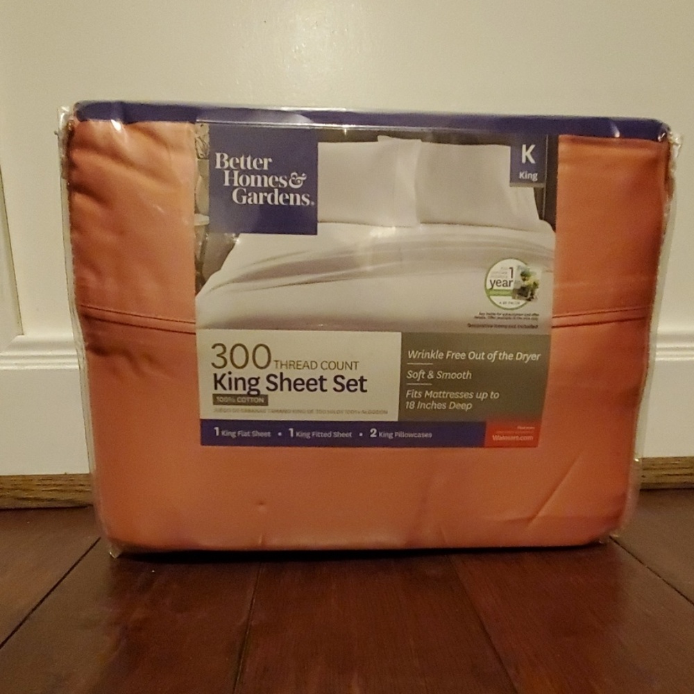 King size sheet set